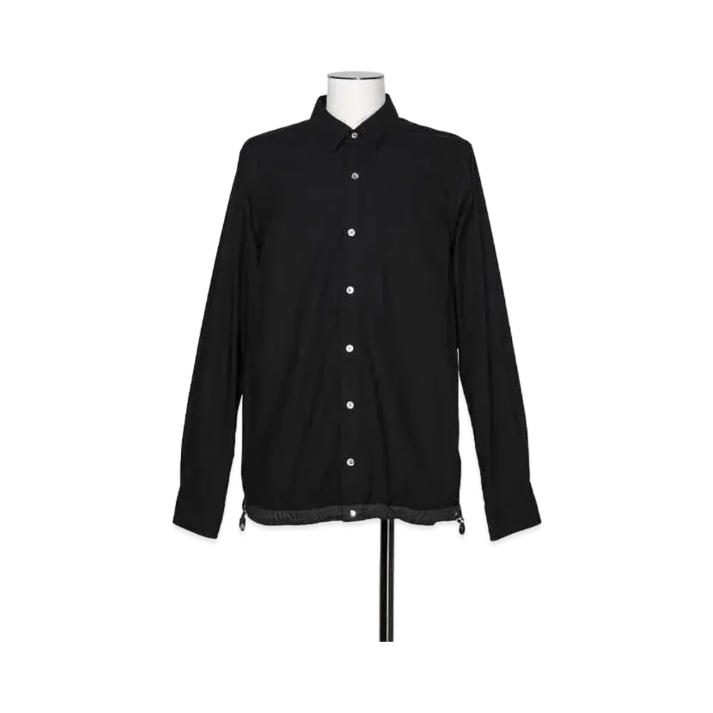 sacai Cotton Poplin Shirt "Black"