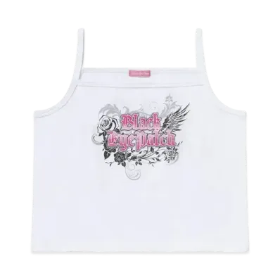 BlackEyePatch Roses And Wings Camisole "White"