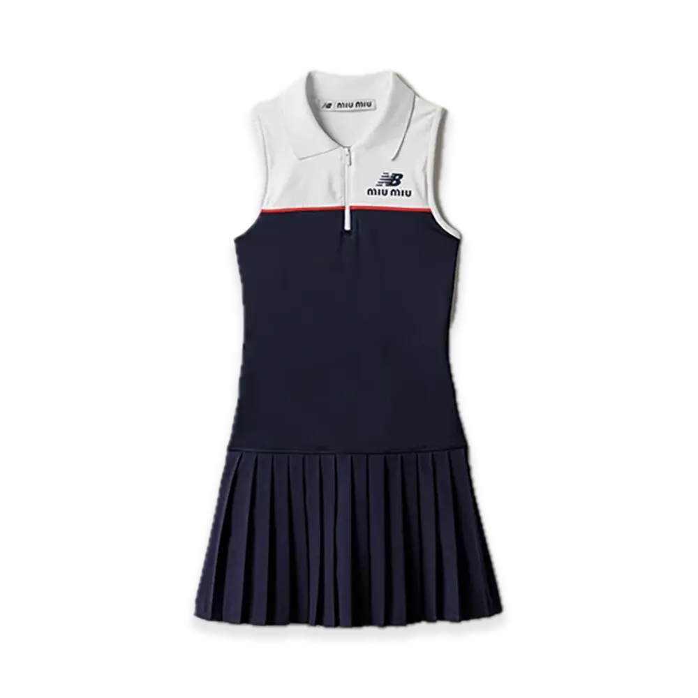 MIU MIU x New Balance Stretch Technical Jersey Dress "Baltic Blue/White/Red"