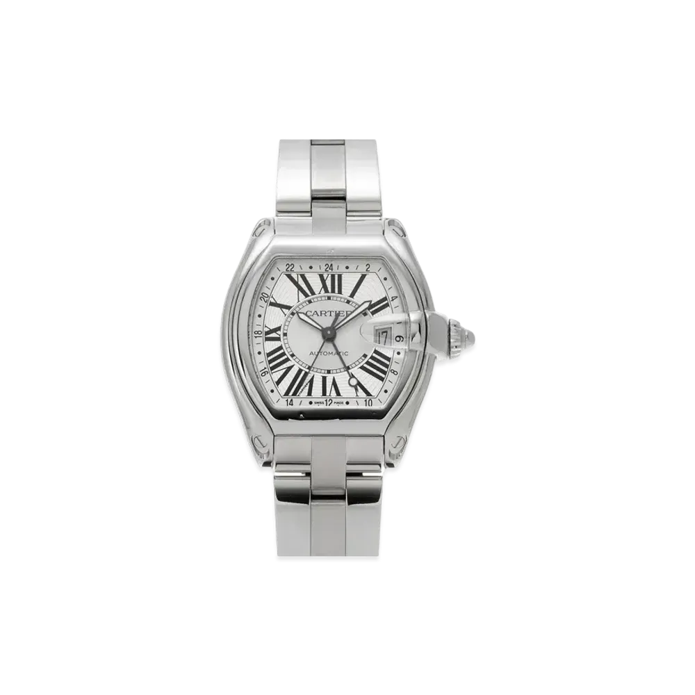 Cartier Roadster GMT "Silver" W62032X6