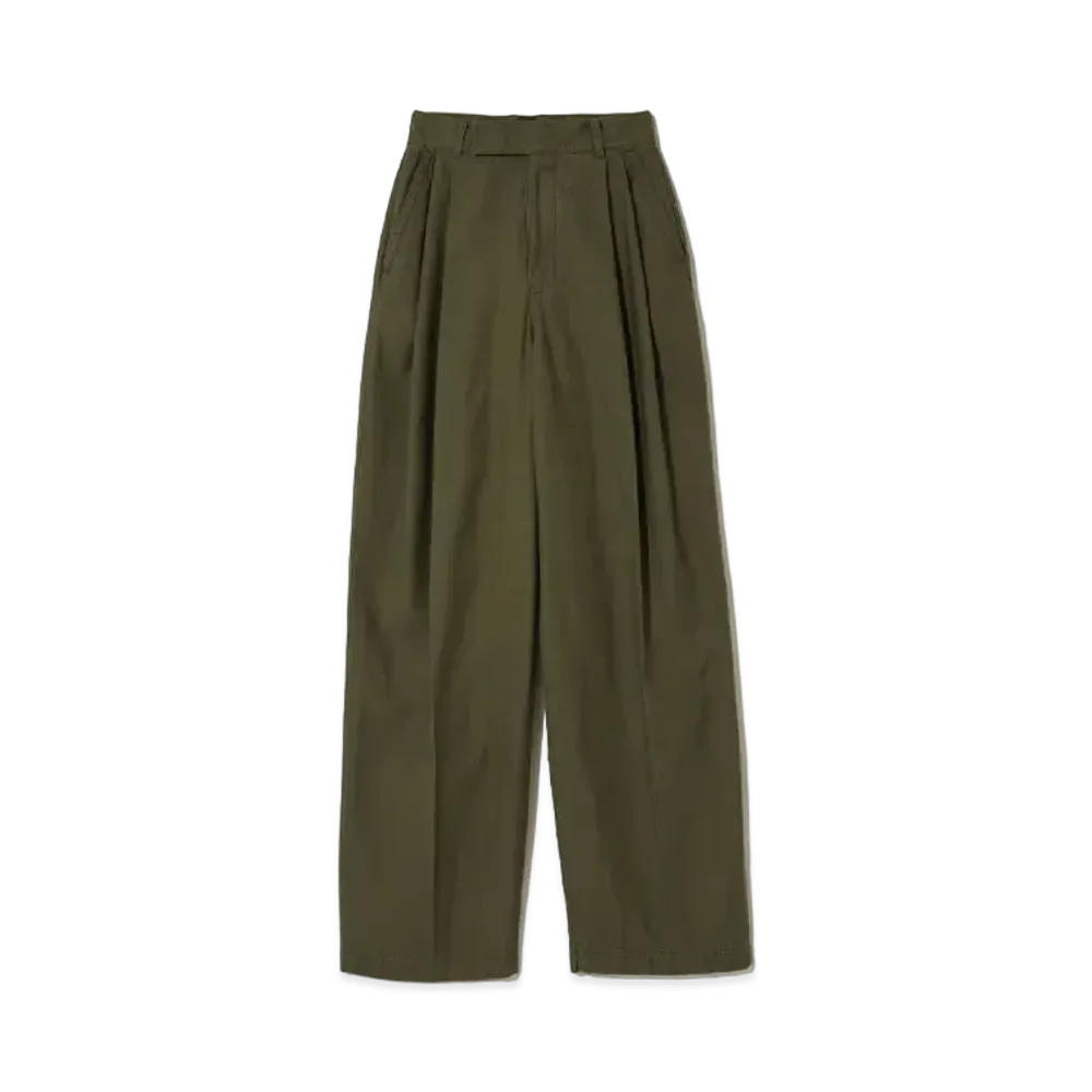 UNDERCOVER 2 Tuck Cotton Pants "Khaki"