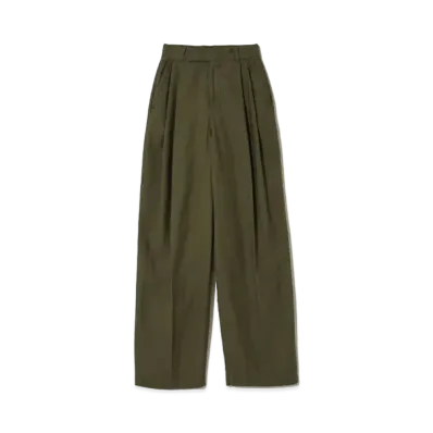 UNDERCOVER 2 Tuck Cotton Pants "Khaki"