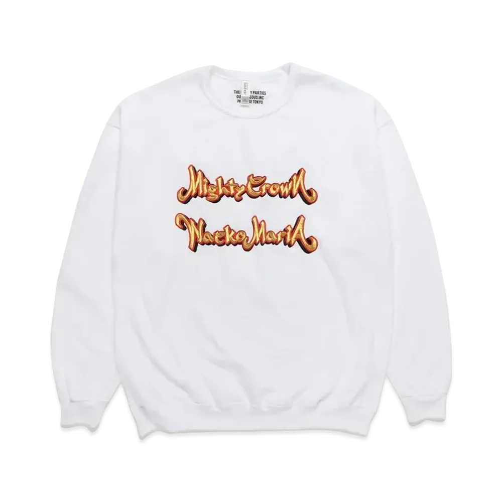 WACKO MARIA MIGHTY CROWN / SWEAT SHIRT "White"