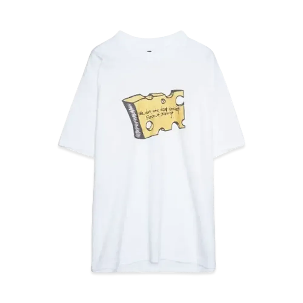 RATS CHEESE TEE "WHITE"