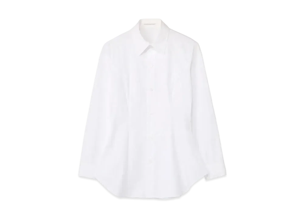 Yohji Yamamoto 100/2 BROAD HEM FLARED B "White"