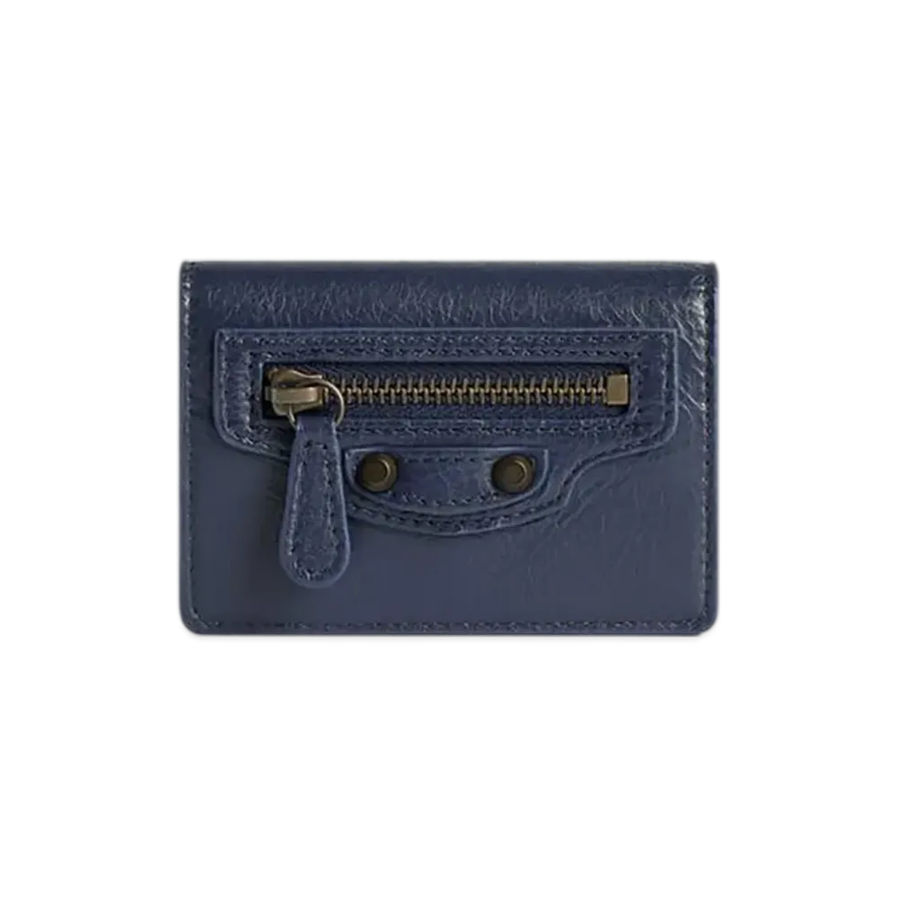 BALENCIAGA Le City Mini Wallet "Dark Marais"