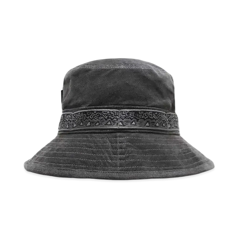 GRAMICCI x and wander JQ tape corduroy hat "CHARCOAL"