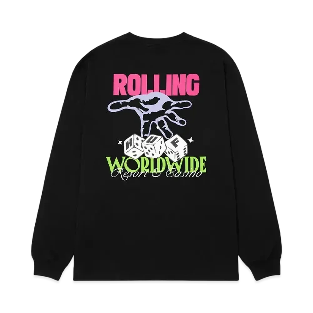 HUF Casino Collection High Rollers LS Tee "Black"