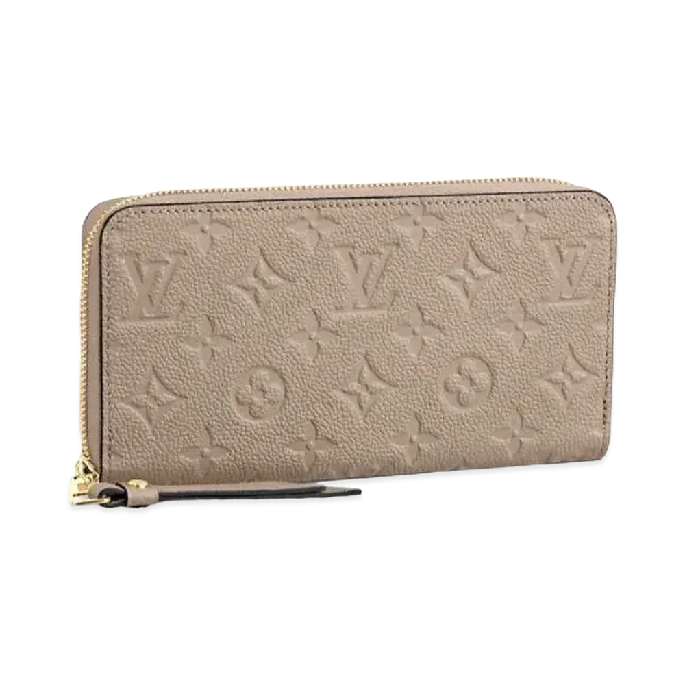 Louis Vuitton Zippy Wallet Monogram Empreinte Leather "Turtledove"