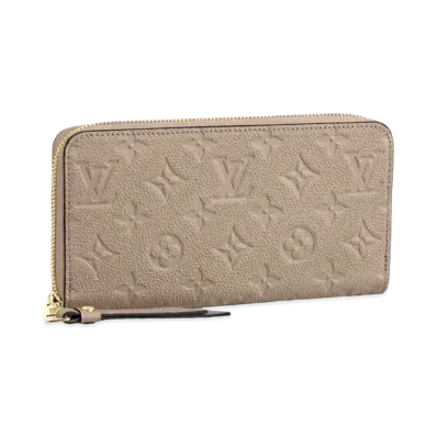 Louis Vuitton Zippy Wallet Monogram Empreinte Leather "Turtledove"