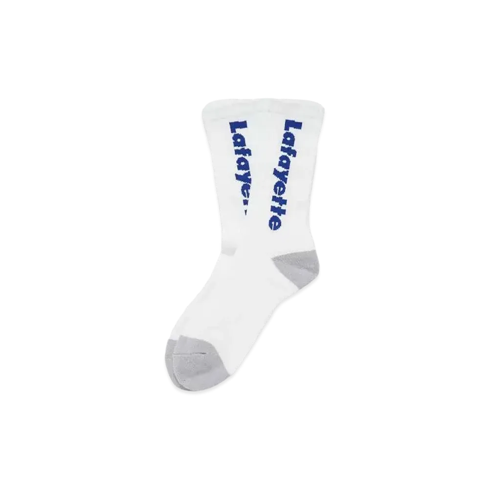 LFYT Lafayette LOGO CREW SOCKS "WHITE"