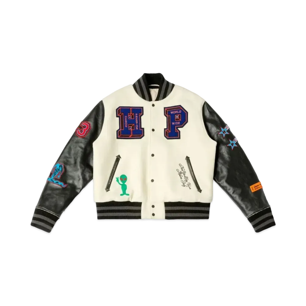 HERON PRESTON HP Patches Varsity "Ivory/Red"