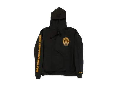 Chrome Hearts Horseshoe Logo Pullover Hoodie "Black/Yellow"