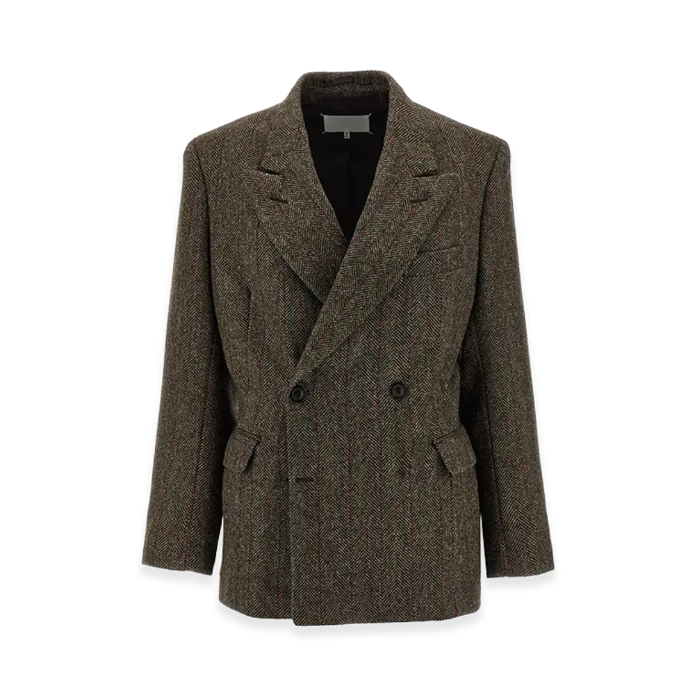 Maison Margiela Women's Tweed Blazer "Grey"