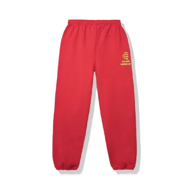 ANTI SOCIAL SOCIAL CLUB Dialtone Sweatpants "Red" (SS20)