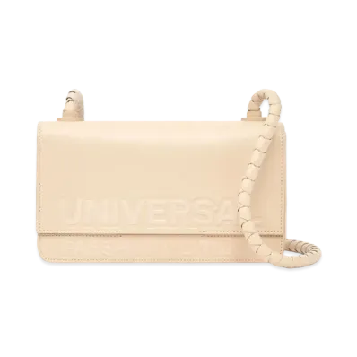 Burberry Emboss Slogan Leather Cross Body Bag "Softphone"