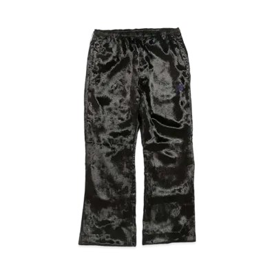 Needles W.U. BOOT-CUT PANT - POLISHER VELVET "Black"