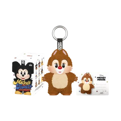 POP MART DISNEY Mickey Family Cute Together Series Plush Keychain Dale