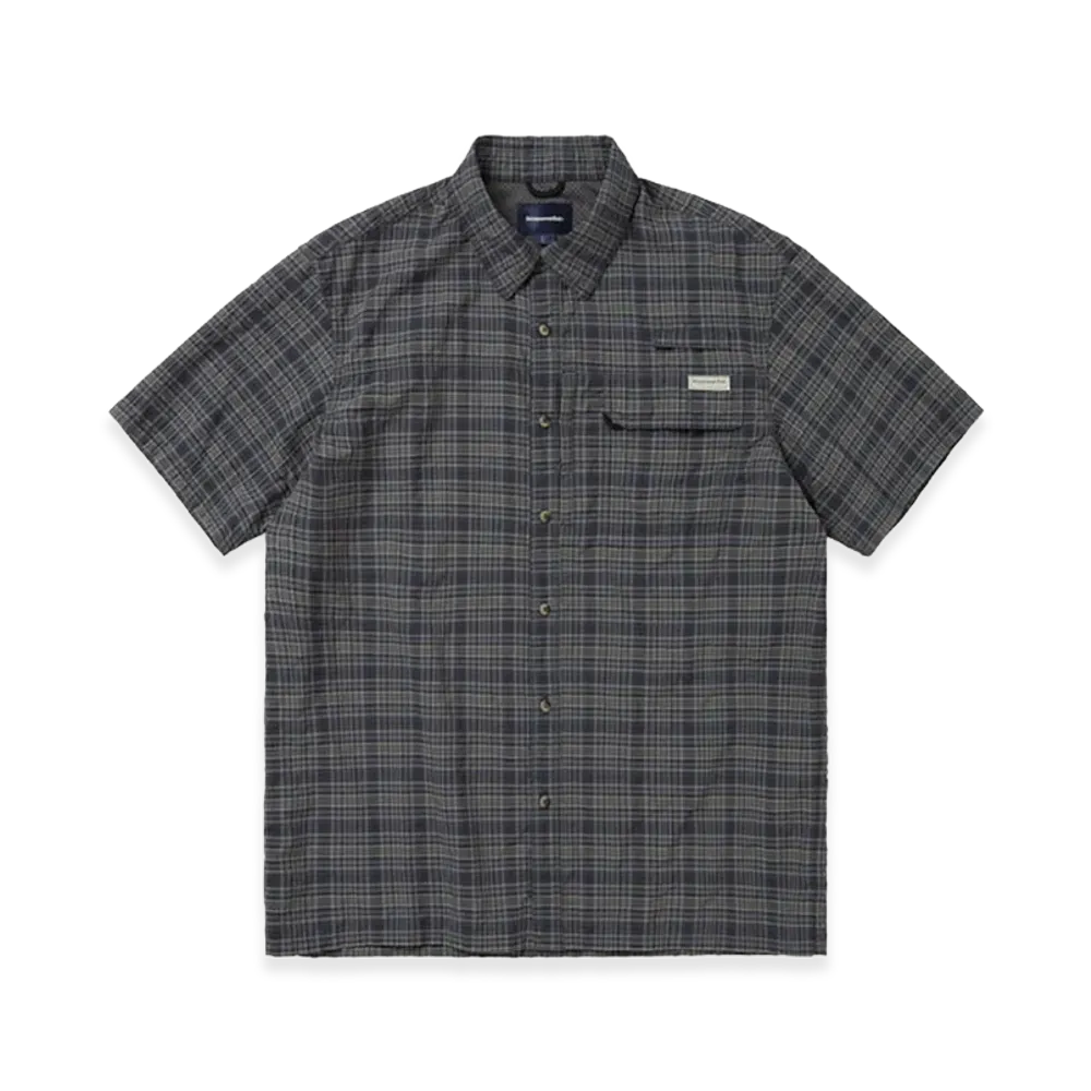 thisisneverthat Plaid S/S Fishing Shirt "Dark Navy"