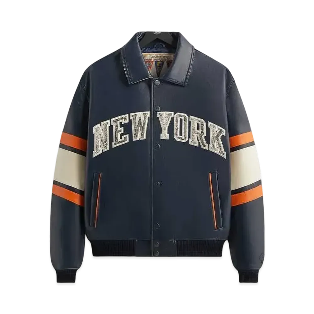 Kith x AVIREX for New York Knicks Legend Jacket "Navy"