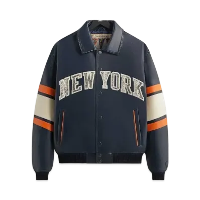 Kith x AVIREX for New York Knicks Legend Jacket "Navy"