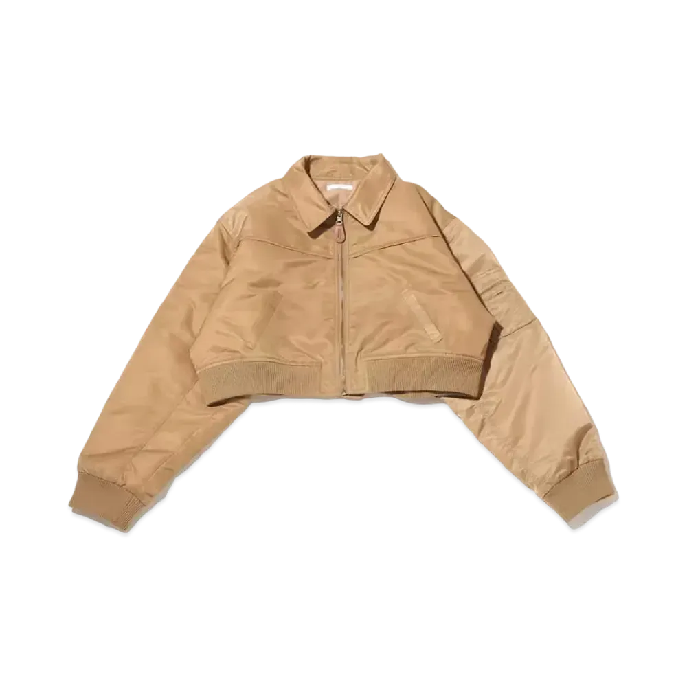 atmos pink Short Bamboo MA-1 "Beige"