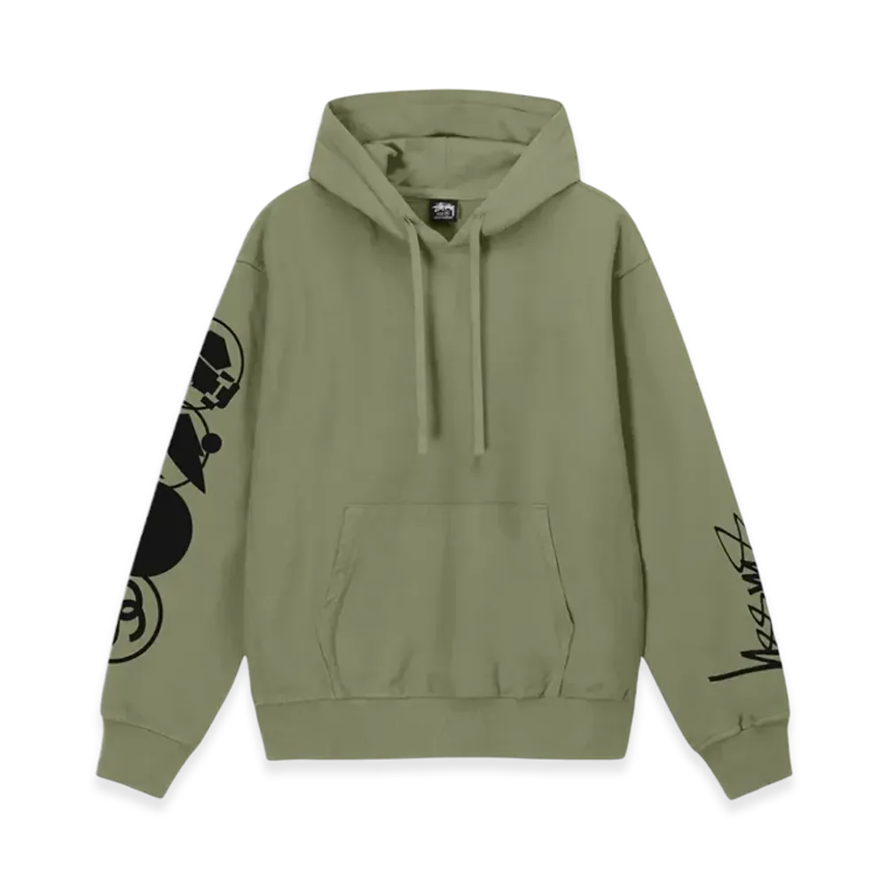 Stussy Stacked Pigment Dyed Hoodie "Artichoke"