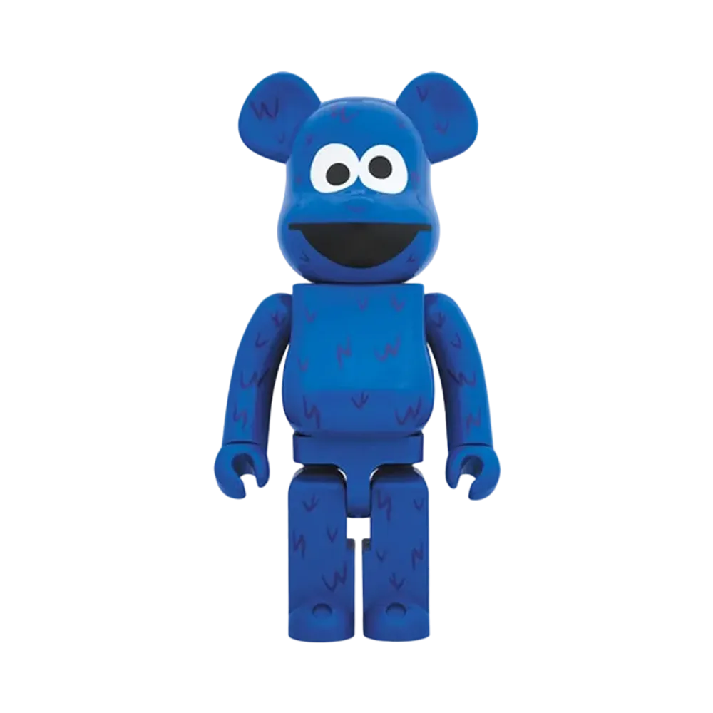 Bearbrick x Sesame Street Cookie Monster 1000%