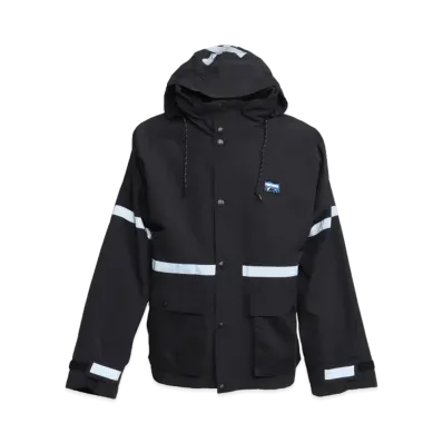 FIRST DOWN HERITAGE HOODED JKT "Black"