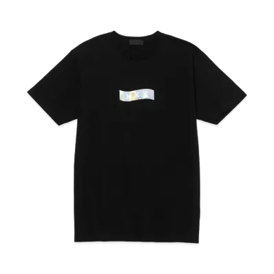 GOD SELECTION XXX 8TH ANNIVERSARY LOGO PRINT T-SHIRT "Black"