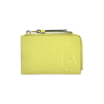 TOD'S Leather Credit Card Holder "Yellow"