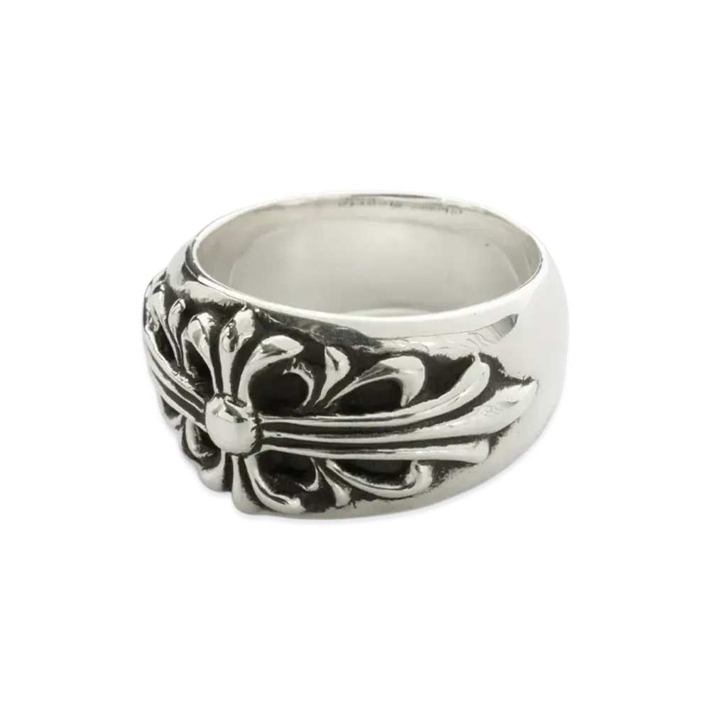 Chrome Hearts Floral Cross Ring "Silver"