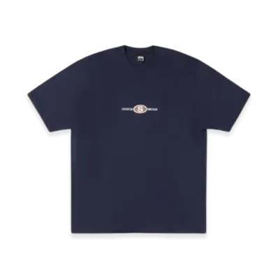 Stussy Worldwide Dot Tee "Navy"