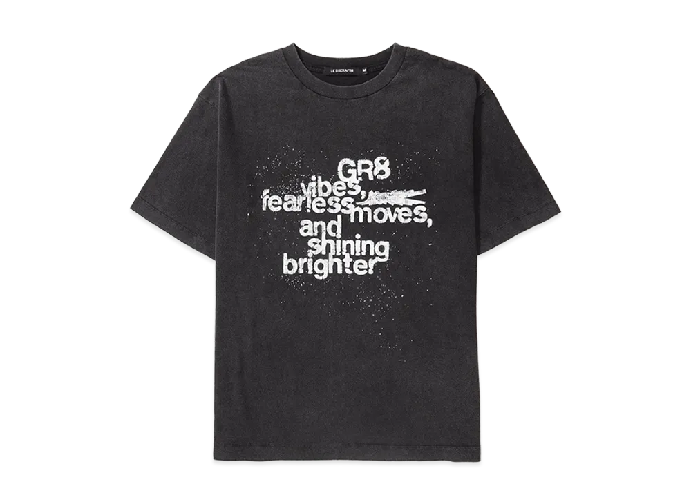 LE SSERAFIM x GR8 Collaboration S/S T-Shirt "Black"