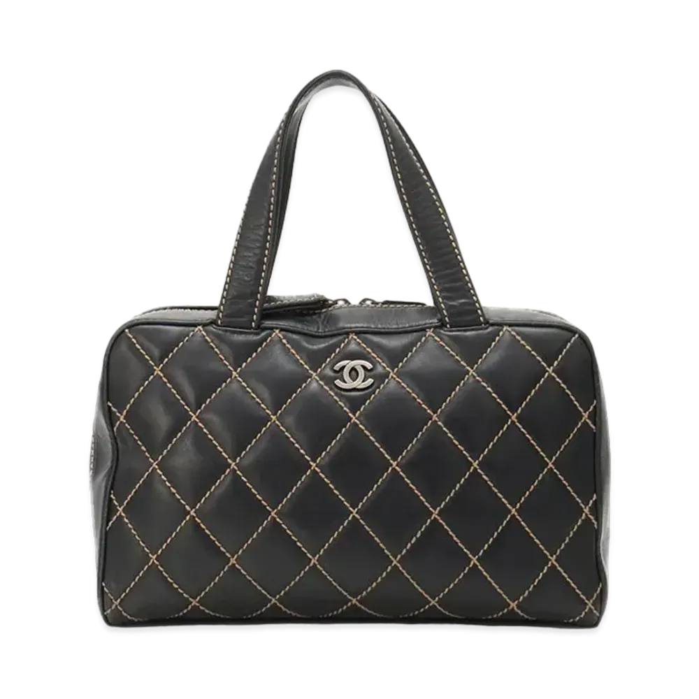 CHANEL Wild Stitch Boston Mini "Black"