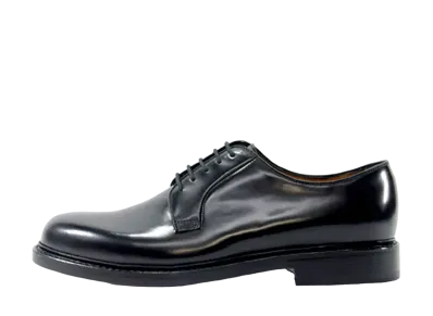 Jalan Sriwijaya Plain Toe Shoes 1663 "Black" 98348 Dainite Sole