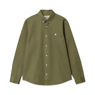 Carhartt WIP Long Sleeve Madison Shirt "Seaweed/Wax"