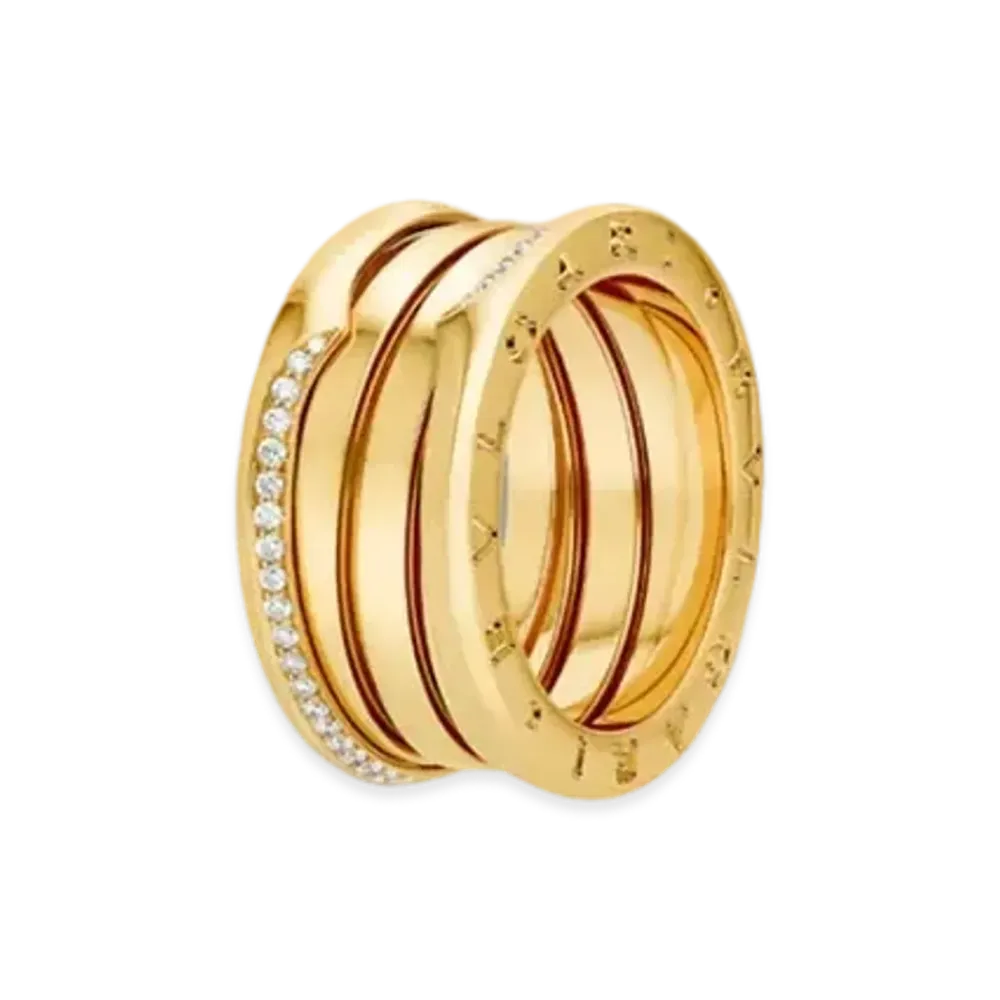 BVLGARI B.Zero1 Ring Diamond 18K "Yellow Gold"
