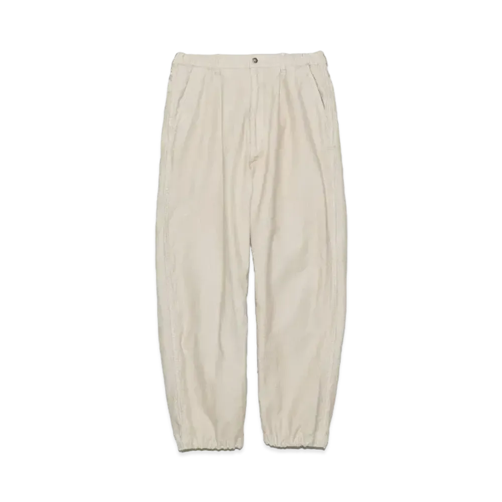 ザノースフェイス パープル レーベル アンカット コーデュロイ ワイド テーパード フィールド パンツ "ライトベージュ"