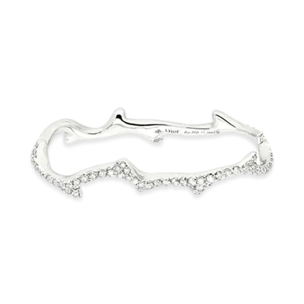 Dior Bois de Rose Earrings Ring "White Gold/Diamond"