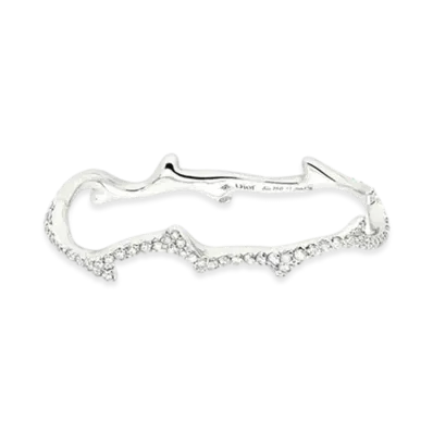 Dior Bois de Rose Earrings Ring "White Gold/Diamond"