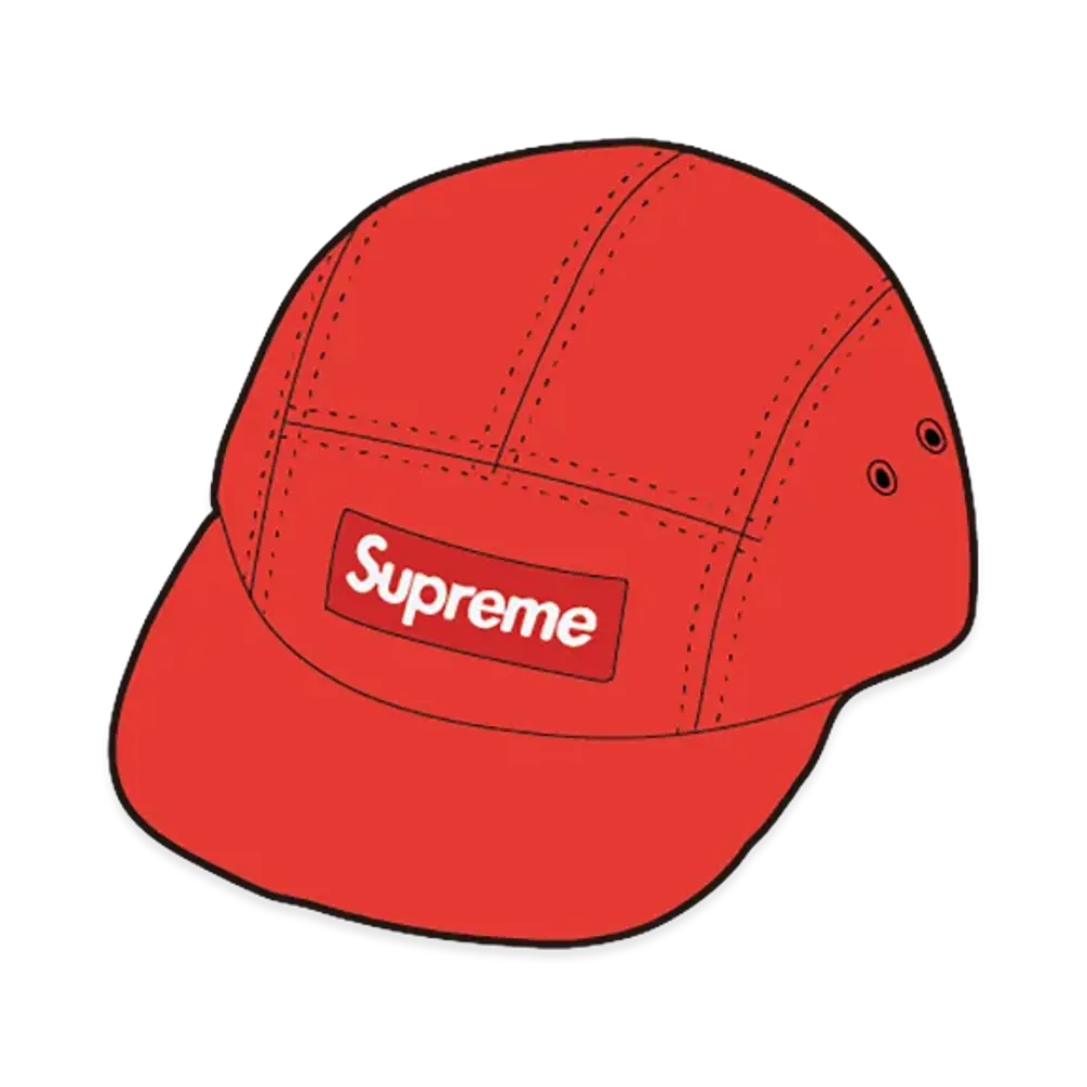 Supreme Canvas Camp Cap "Red"