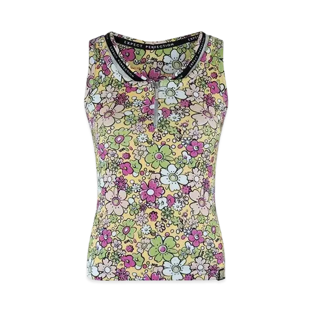MARTINE ROSE Folded Top "Floral"