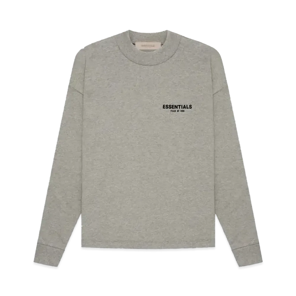 FEAR OF GOD ESSENTIALS L/S Tee "Dark Oatmeal"