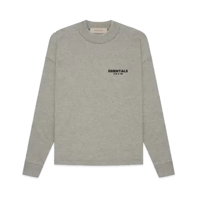 FEAR OF GOD ESSENTIALS L/S Tee "Dark Oatmeal"