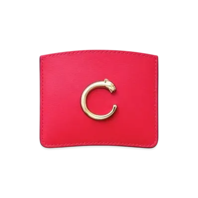 Cartier Simple Card Holder, Panthere de Cartier "Poppy Red"