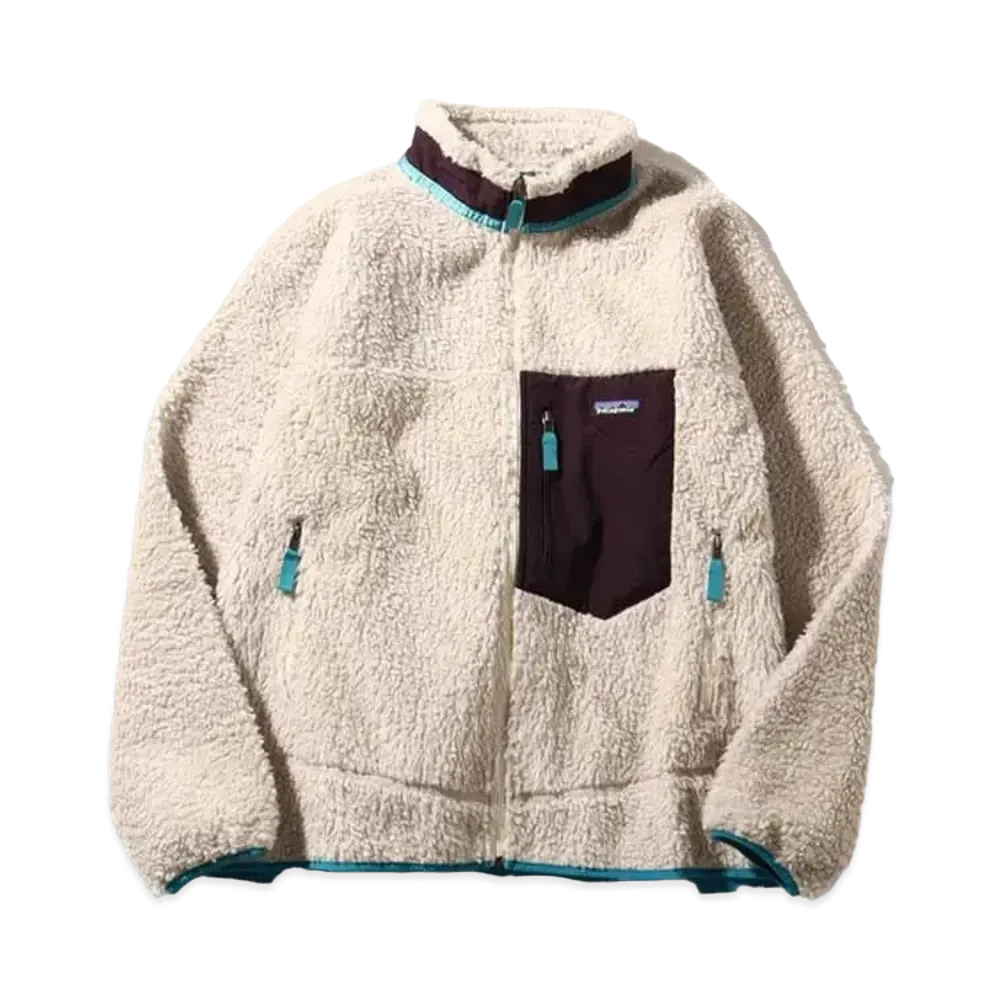 Patagonia Classic Retro-X Jacket "White/Light Blue"