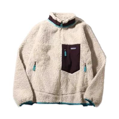 Patagonia Classic Retro-X Jacket "White/Light Blue"
