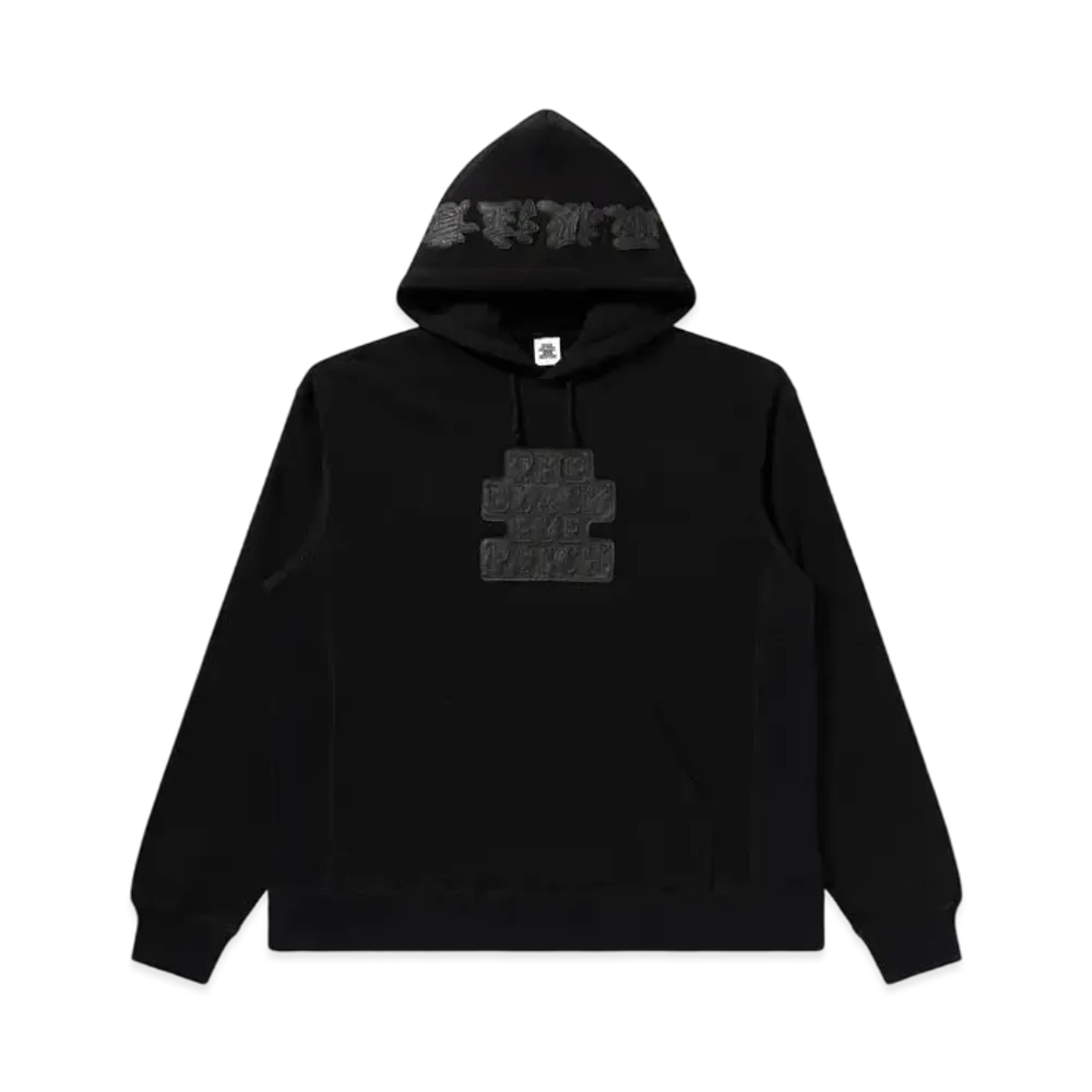 Blackeyepatch Leather OG Label Hoodie "Black"