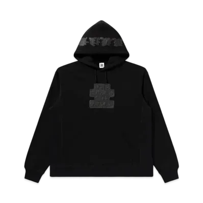 Blackeyepatch Leather OG Label Hoodie "Black"